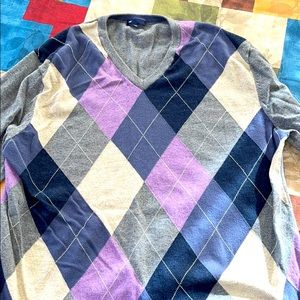 1XL Gap Argyle Sweater